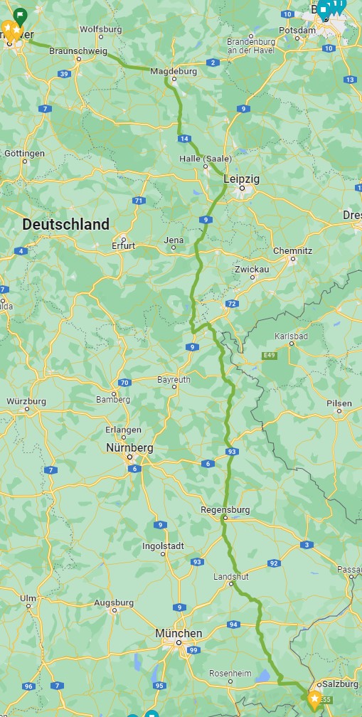 Berchtesgaden 2022 Anreise